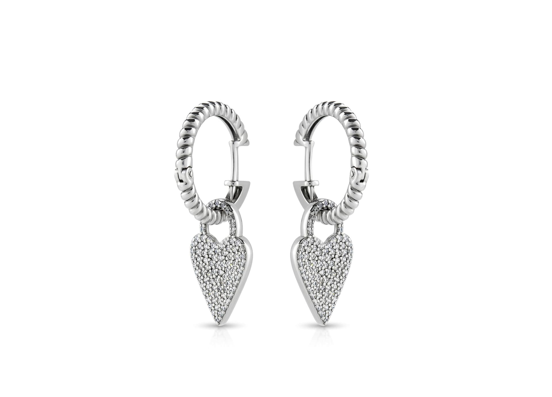 Серьги из серебра 925 с кубическим цирконием