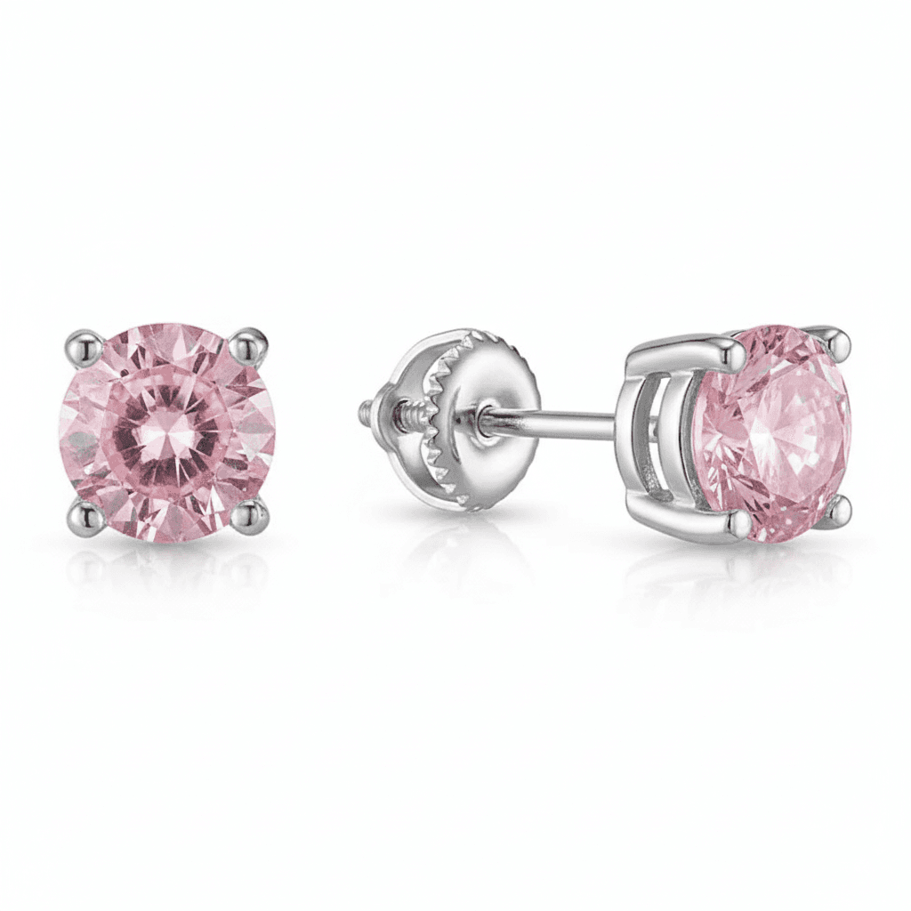 Серьги из серебра 925 с кубическим цирконием