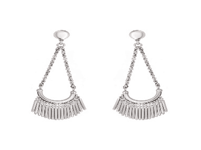 Серьги из серебра 925 без вставки