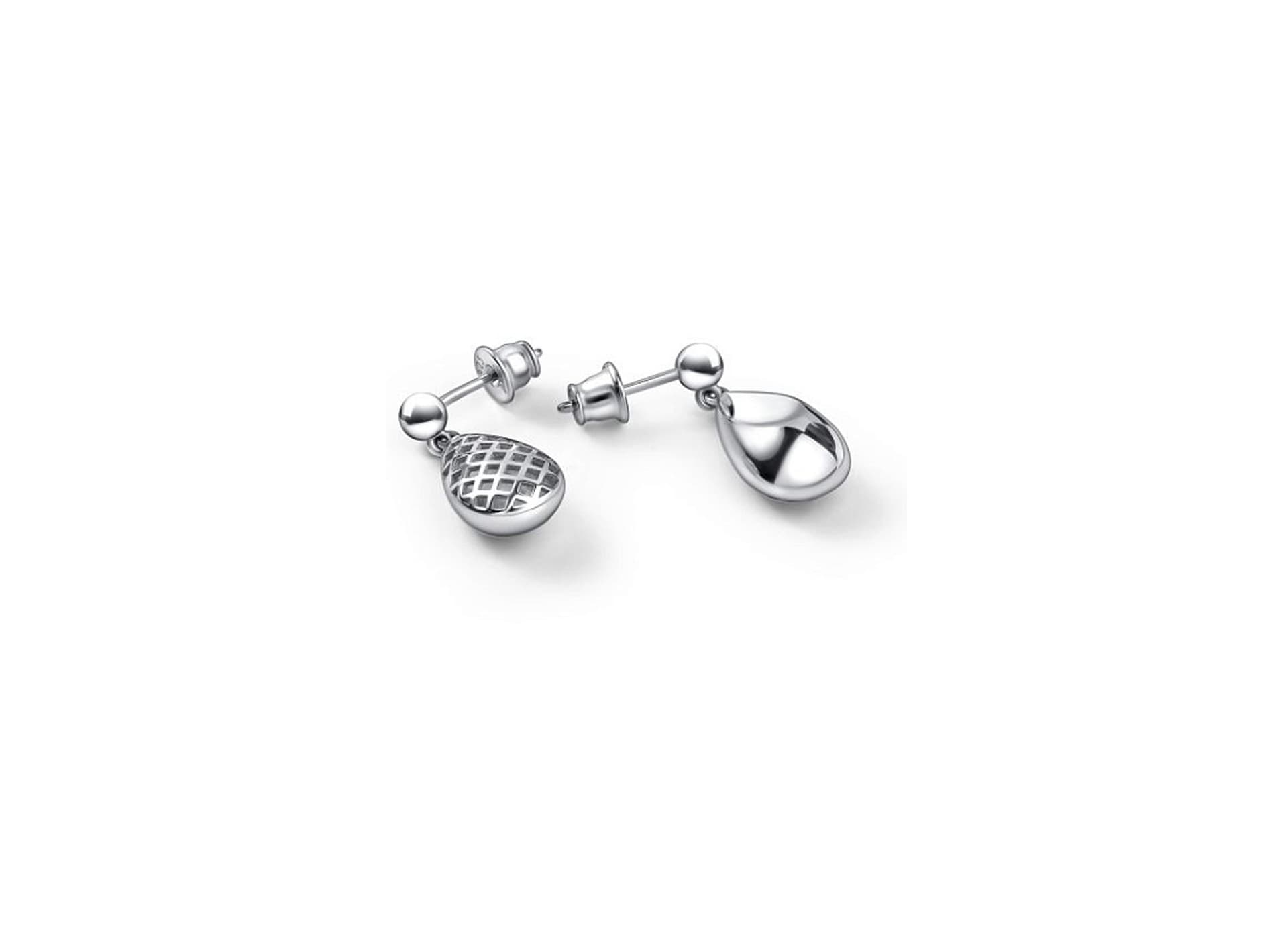 Серьги из серебра 925 без вставки