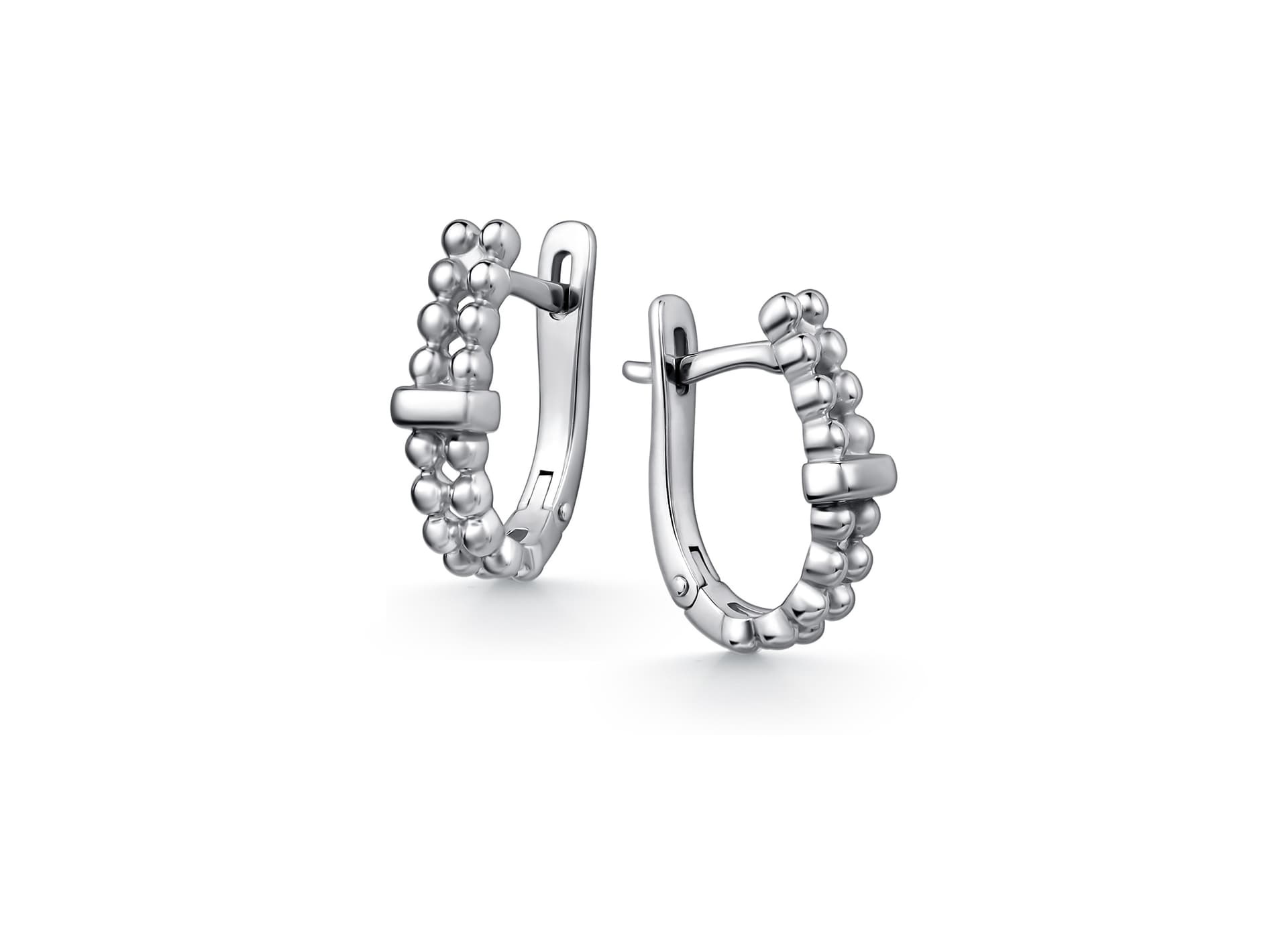 Серьги из серебра 925 без вставки