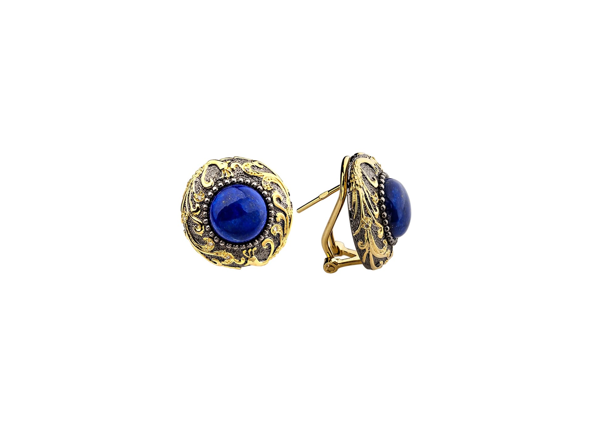 Серьги из серебра 925 с прочими вставками