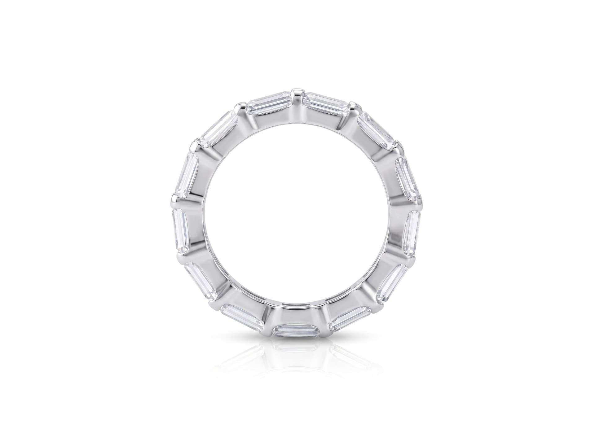 Кольцо из серебра 925 с кубическим цирконием