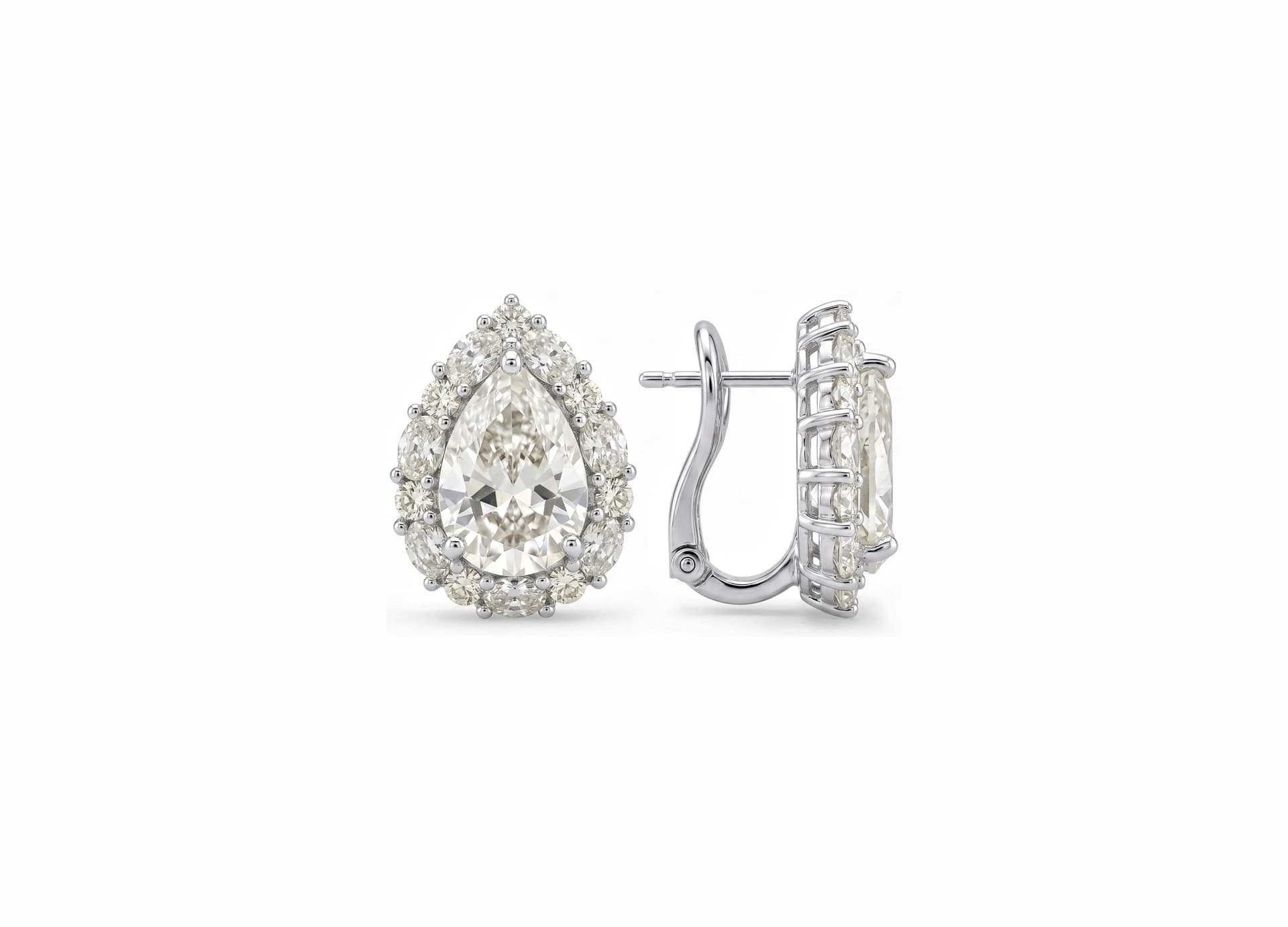 Серьги из серебра 925 с кубическим цирконием