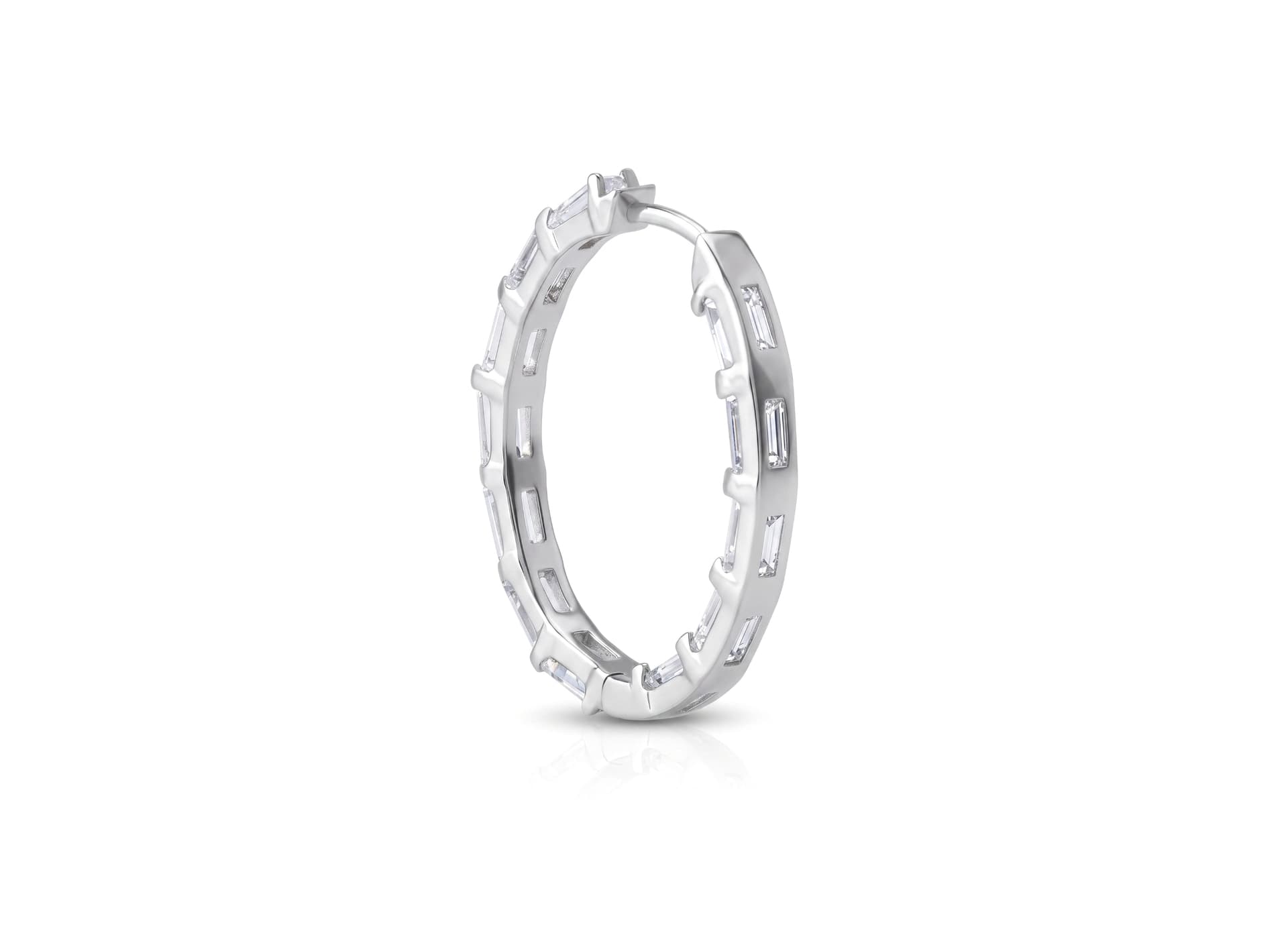 Серьги из серебра 925 с кубическим цирконием