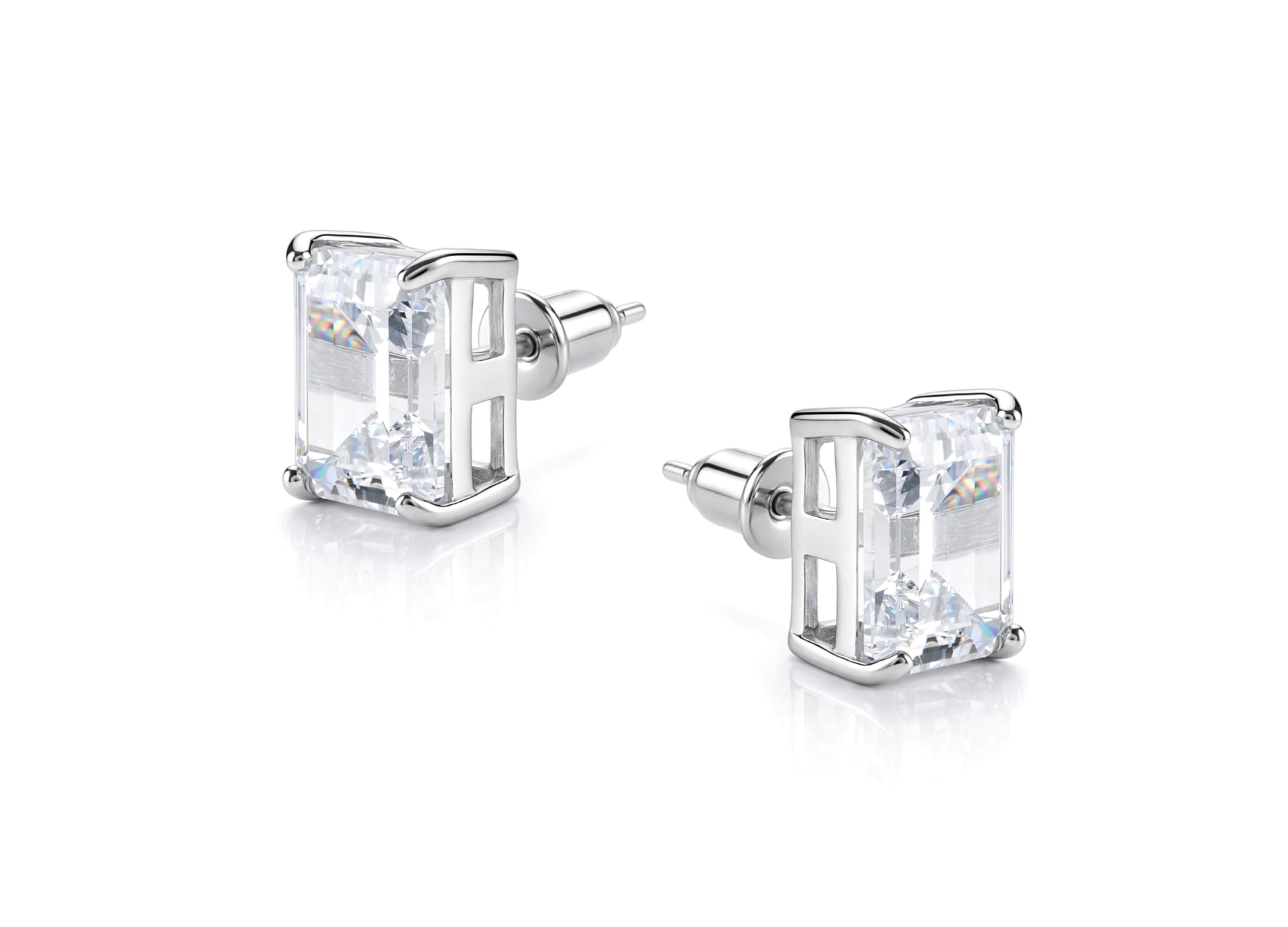 Серьги из серебра 925 с кубическим цирконием