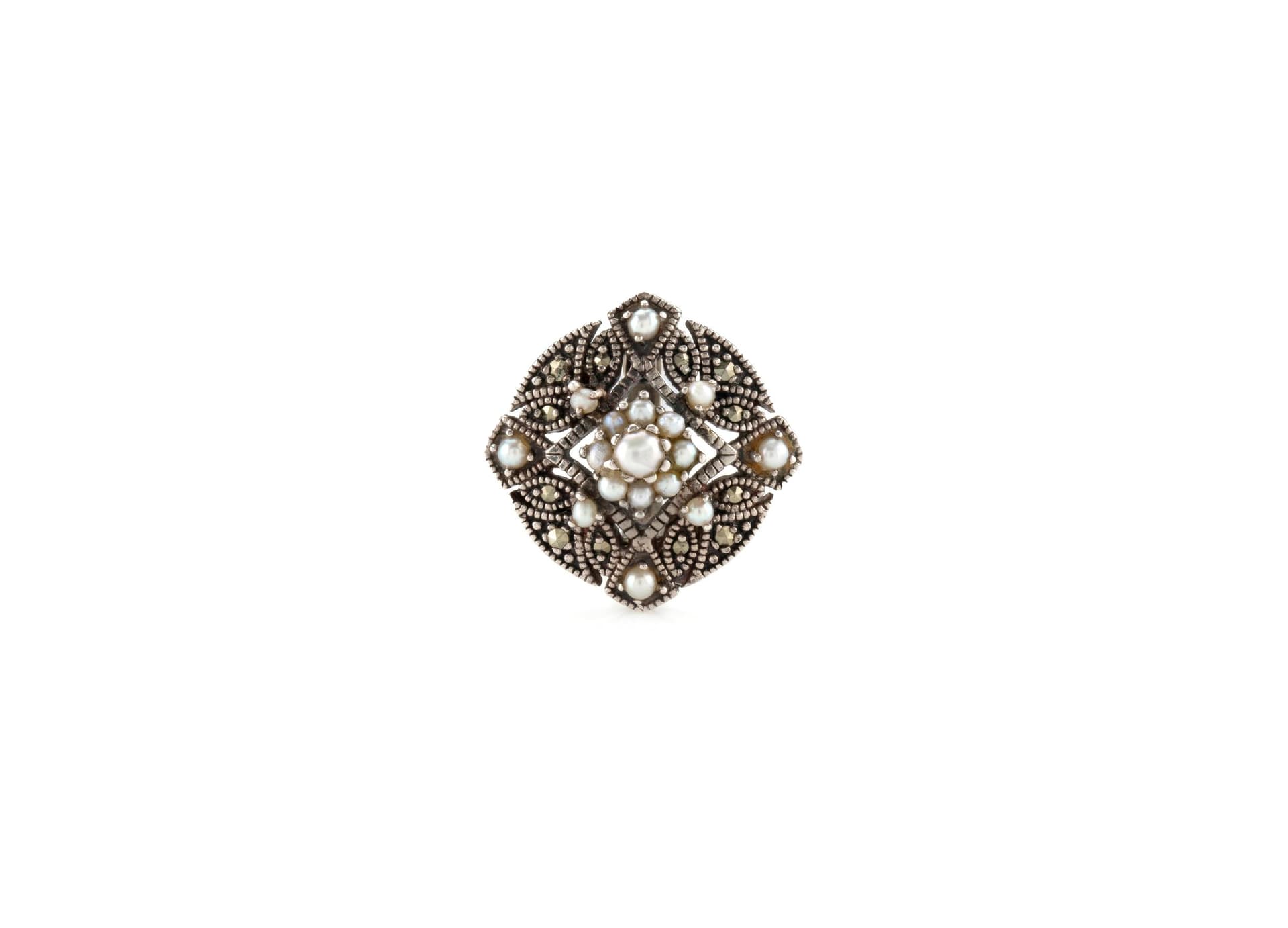 Серьги из серебра 925 с жемчугом