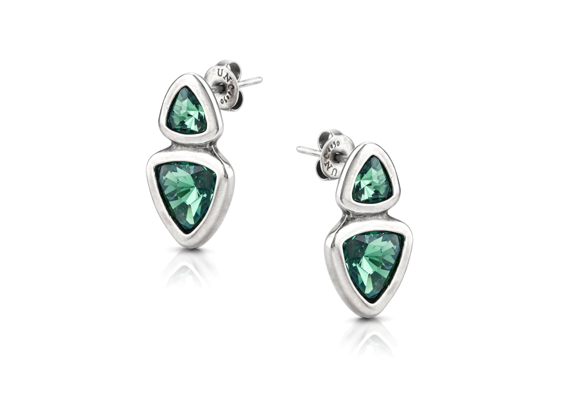 Серьги из бижутерный сплава с кристаллами swarovski