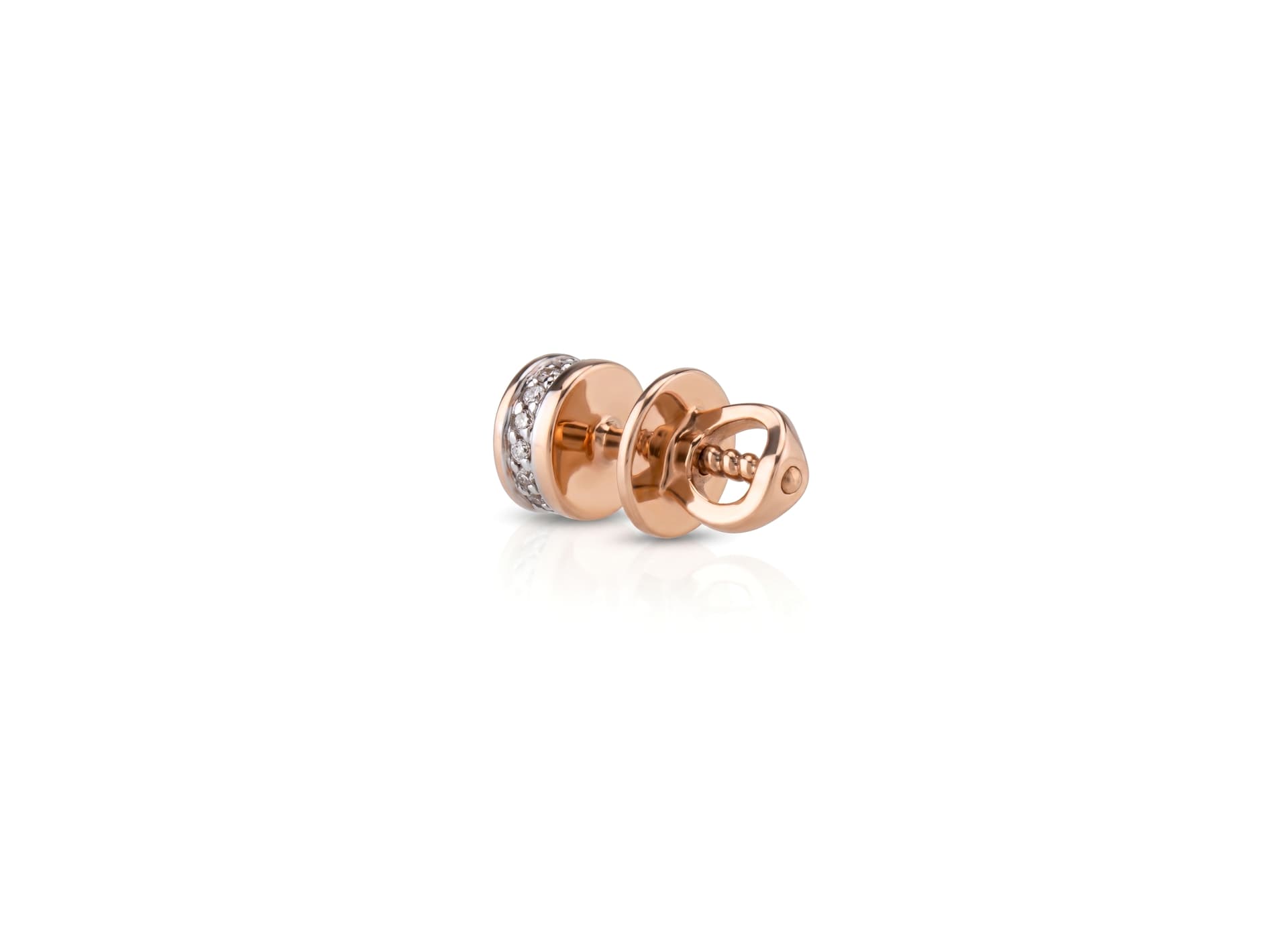 Серьги из золота 585 с  изумрудом