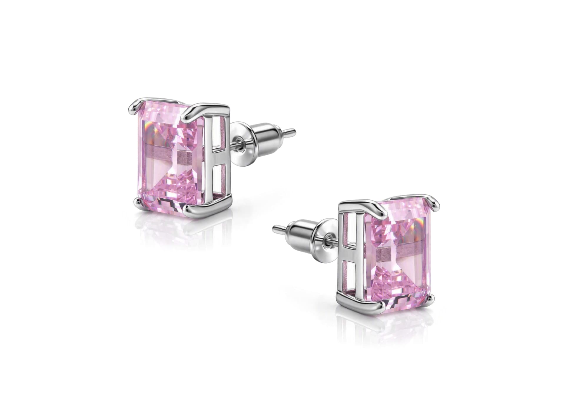 Серьги из серебра 925 с кубическим цирконием