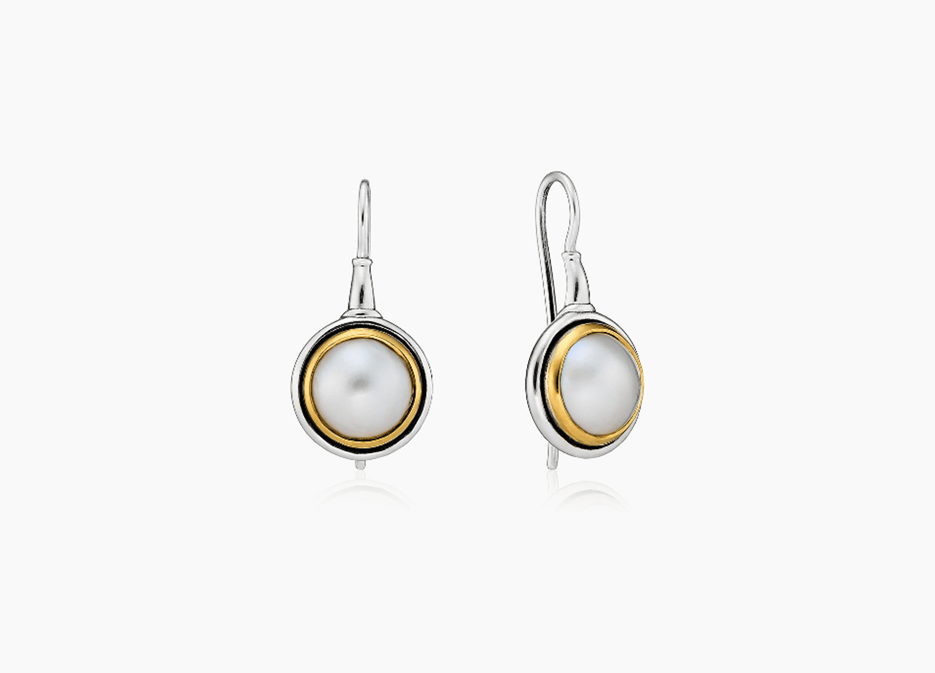 Серьги из серебра 925 с жемчугом