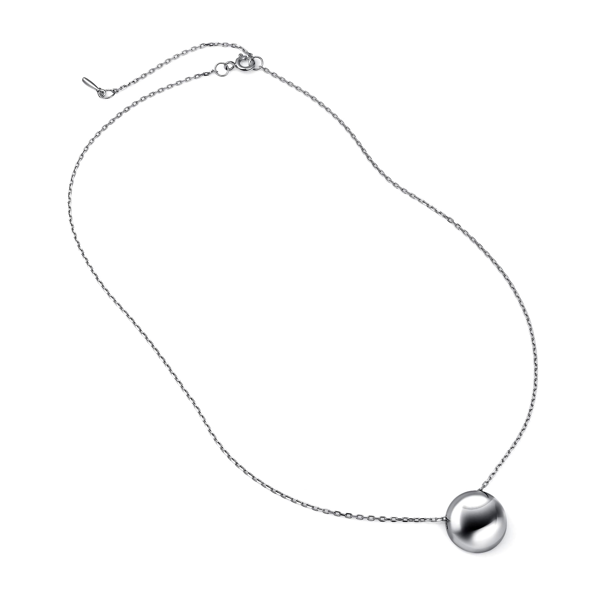 Колье из серебра 925 без вставки