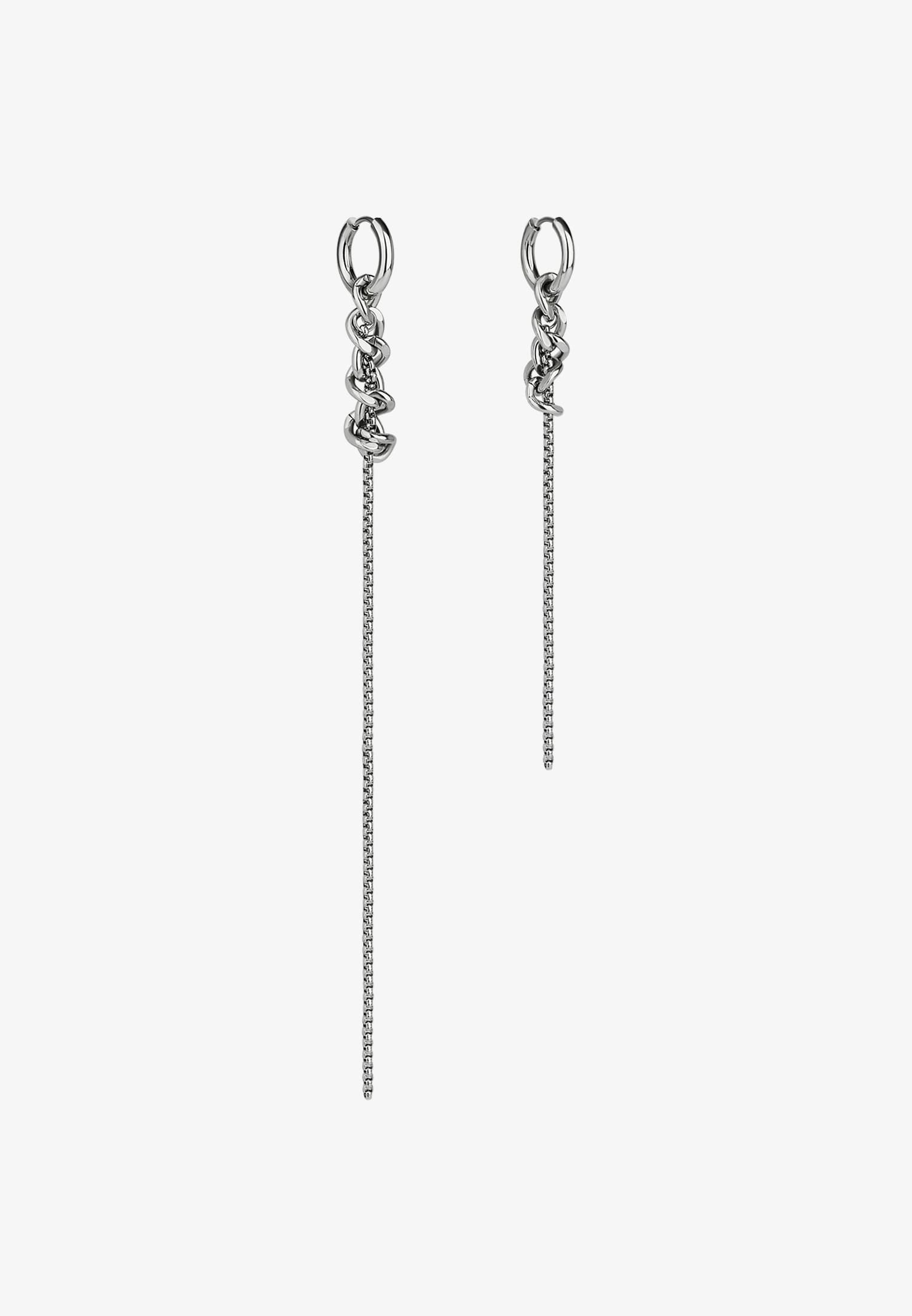 Серьги из стали без вставки