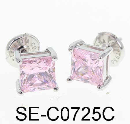Серьги из серебра 925 с кубическим цирконием