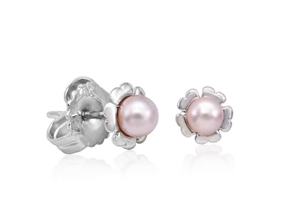 Серьги из серебра 925 с жемчугом