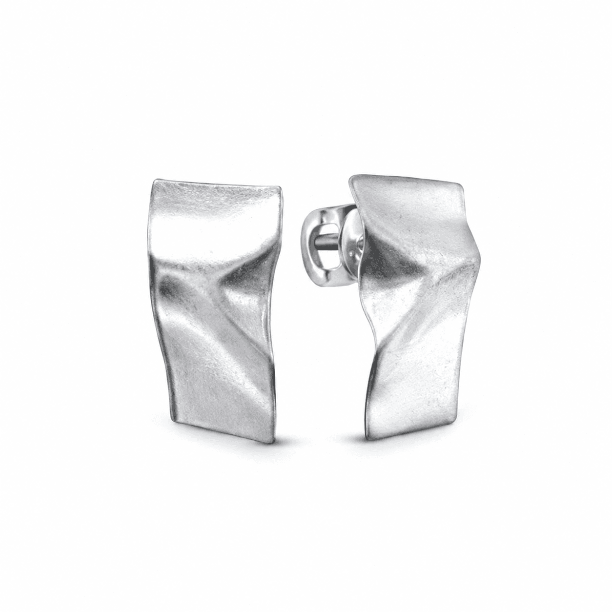 Серьги из серебра 925 без вставки