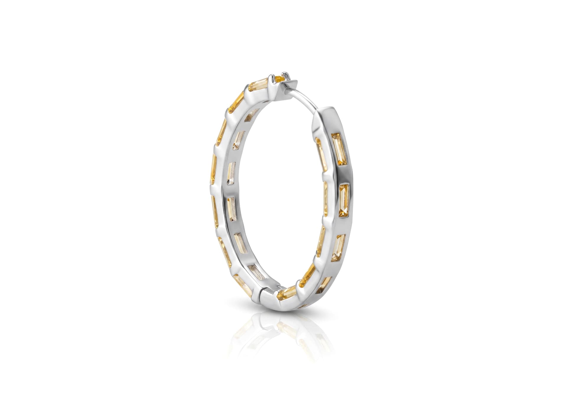 Серьги из серебра 925 с кубическим цирконием