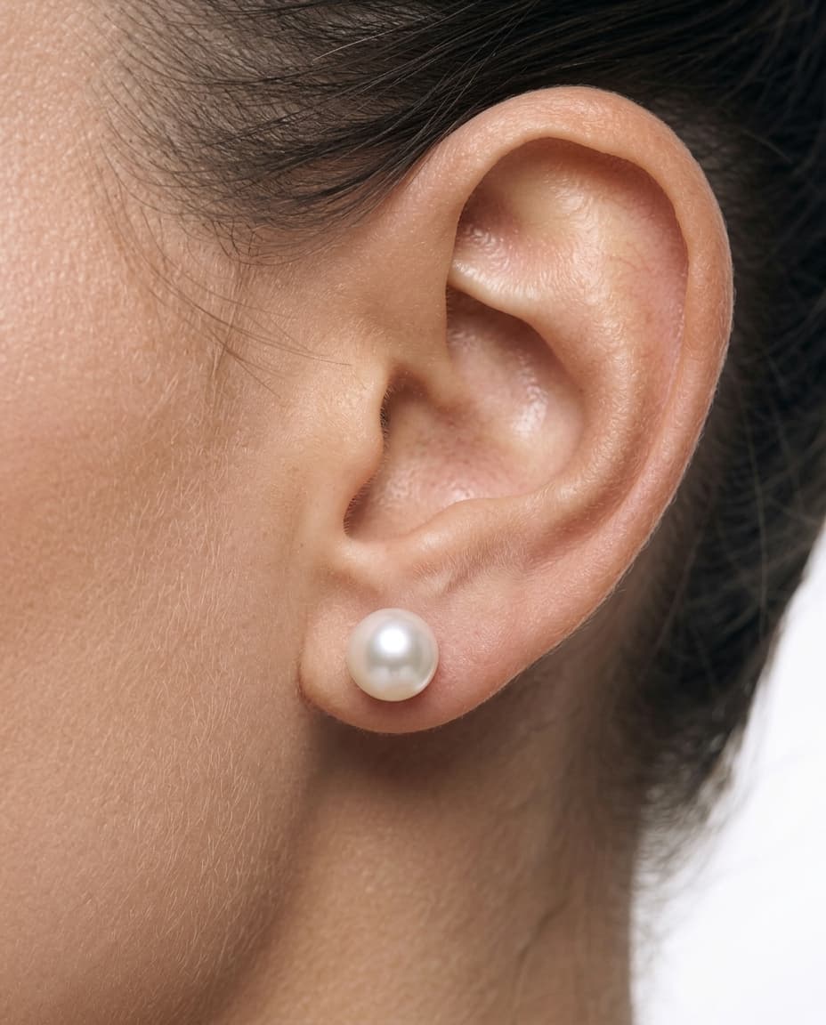 Серьги из серебра 925 с жемчугом