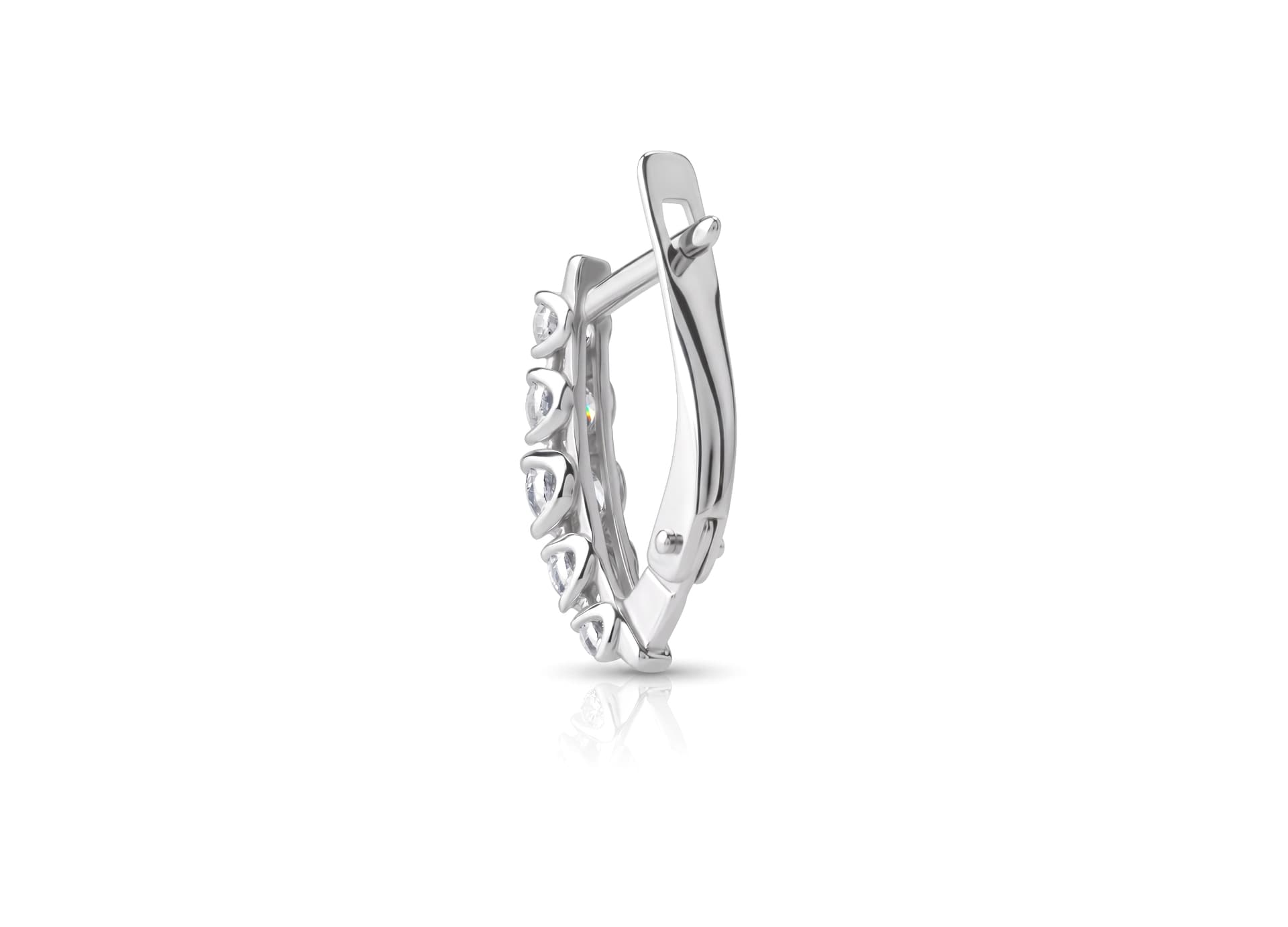 Серьги из Золота 585 с фианитами
