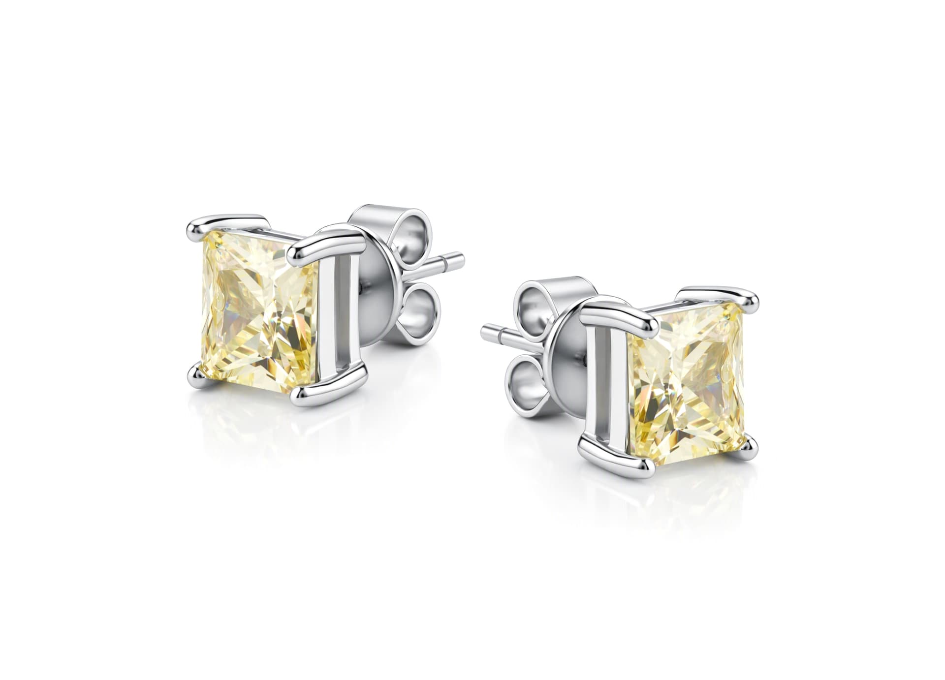 Серьги из серебра 925 с кубическим цирконием