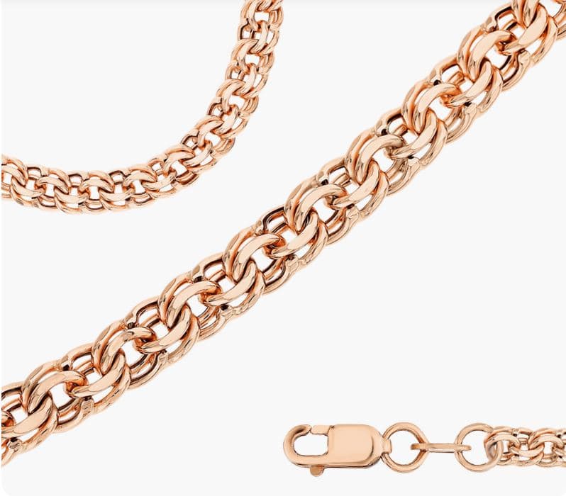 Цепь полновесная из золота 585 без вставки