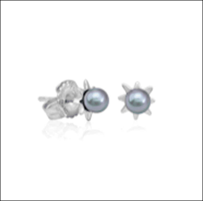 Серьги из серебра 925 с жемчугом