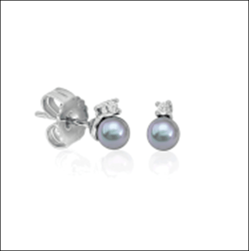 Серьги из серебра 925 с жемчугом
