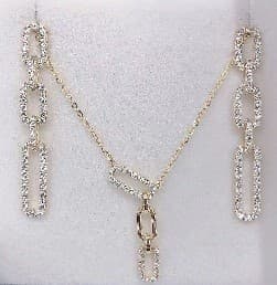 Серьги из серебра 925 с кубическим цирконием