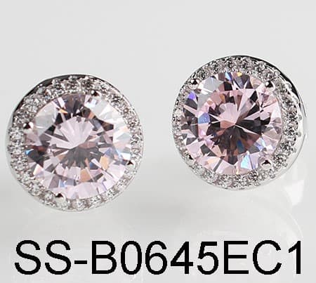 Серьги из серебра 925 с кубическим цирконием