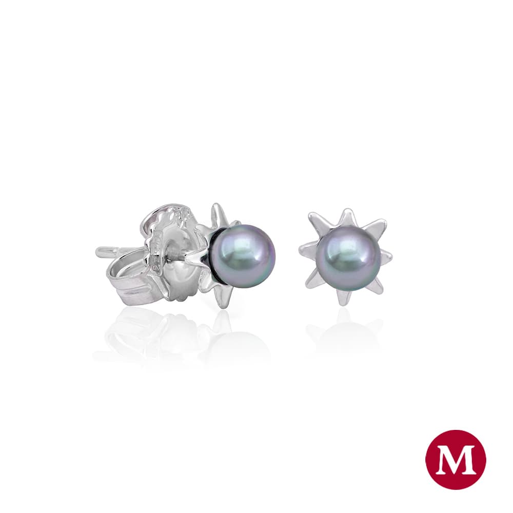 Серьги из серебра 925 с жемчугом
