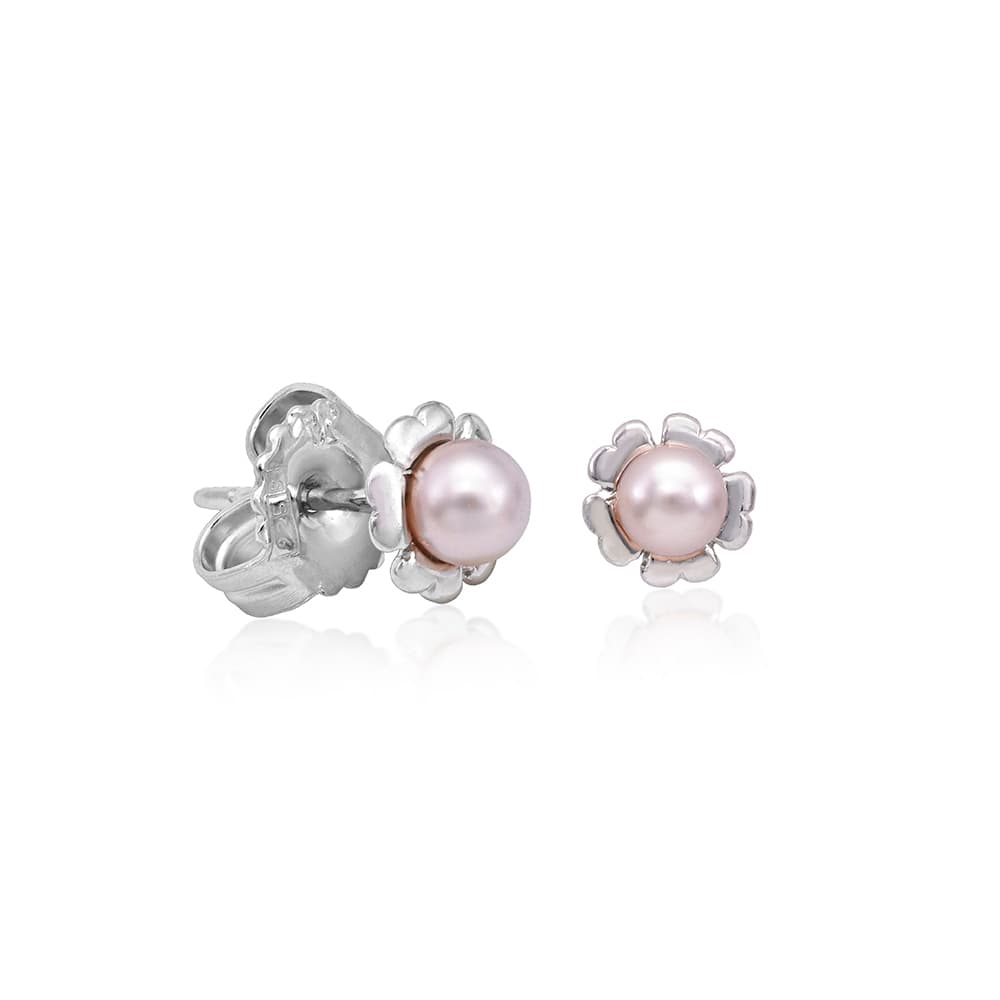 Серьги из серебра 925 с жемчугом