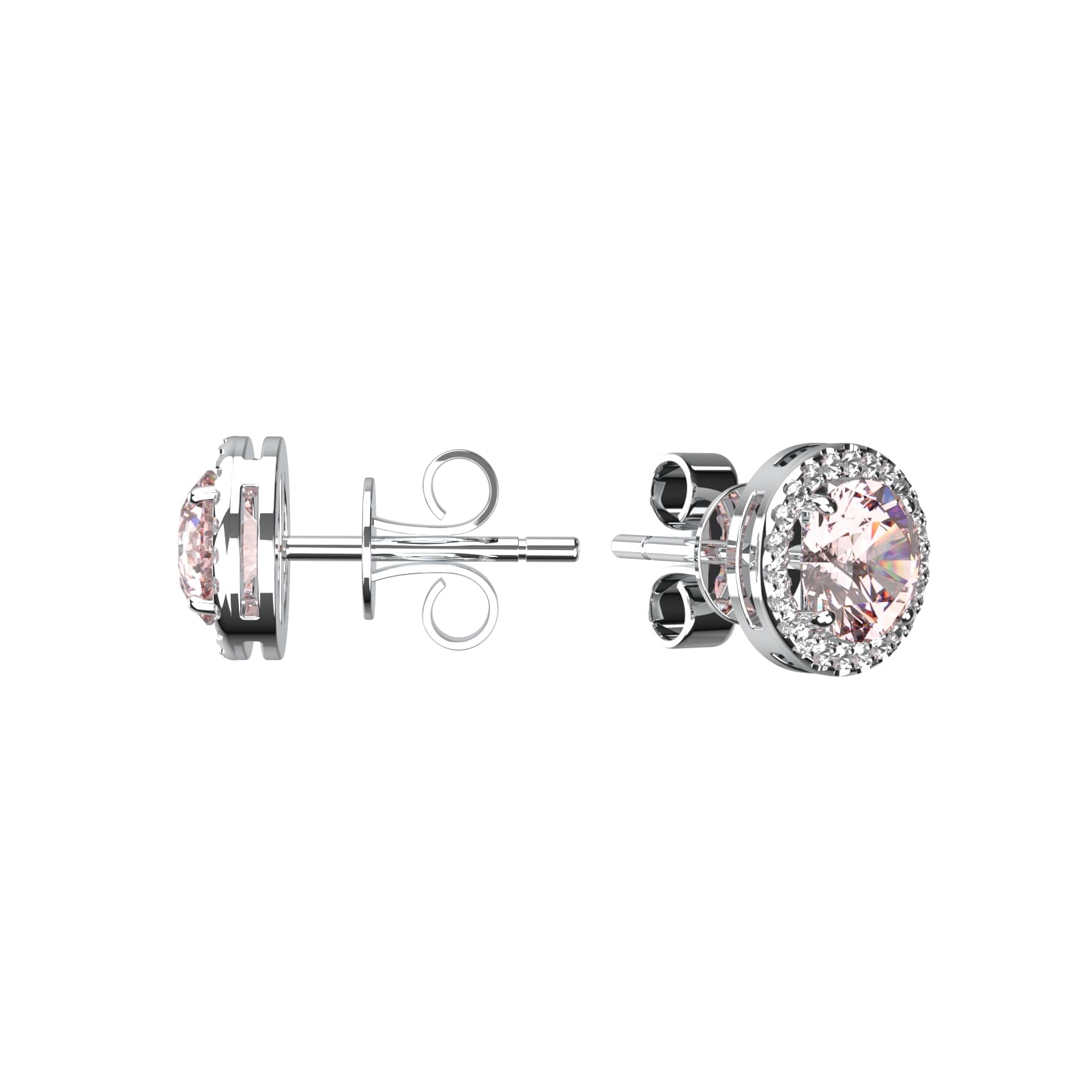 Серьги из серебра 925 с кубическим цирконием