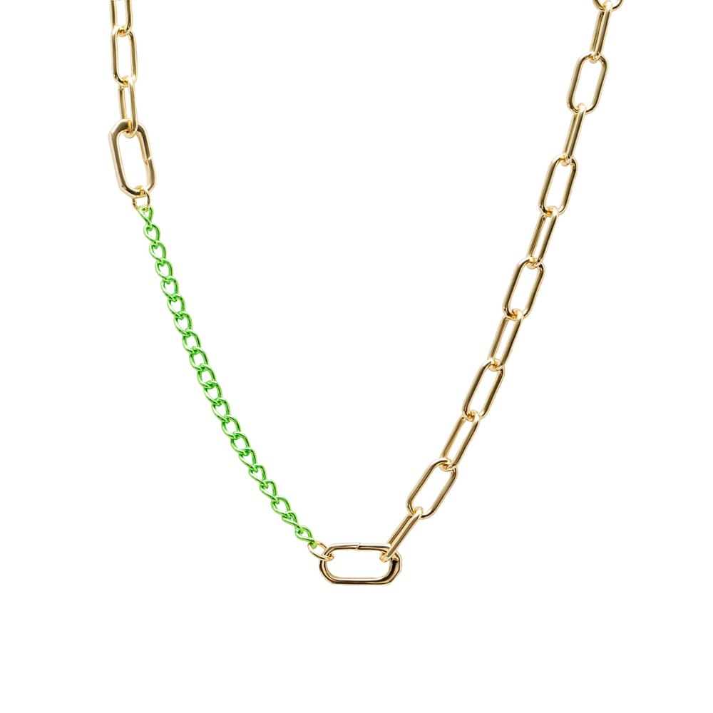 Колье из стали без вставки