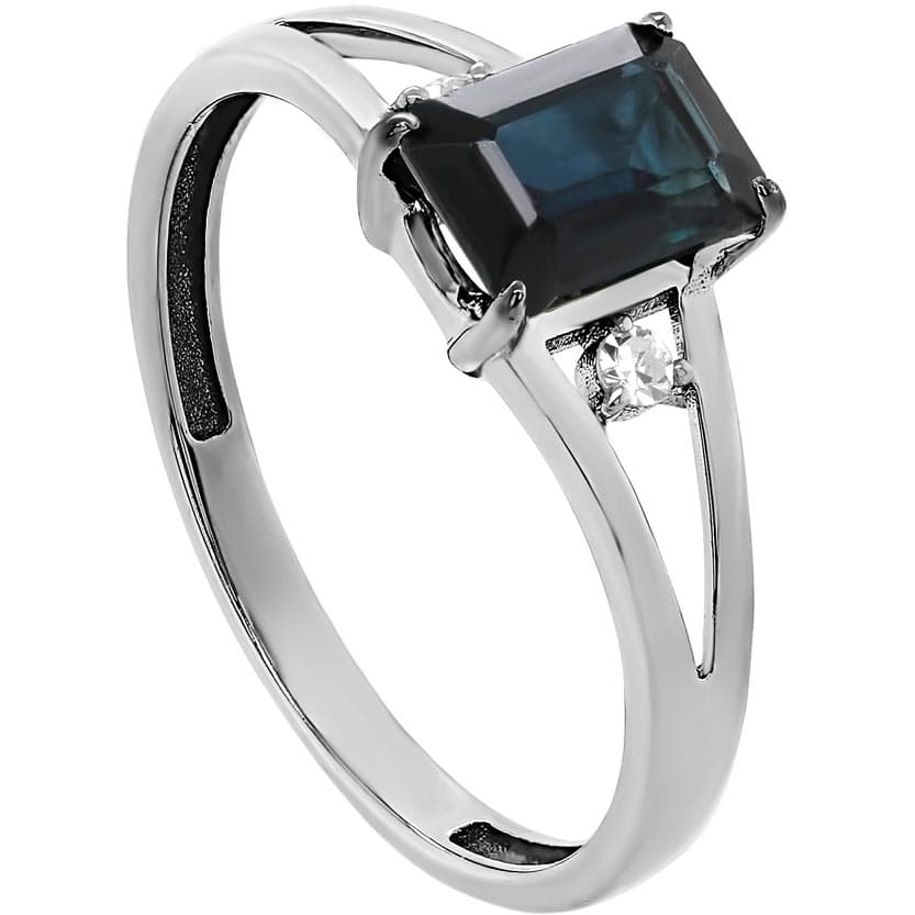 Кольцо из золота 585 с сапфиром