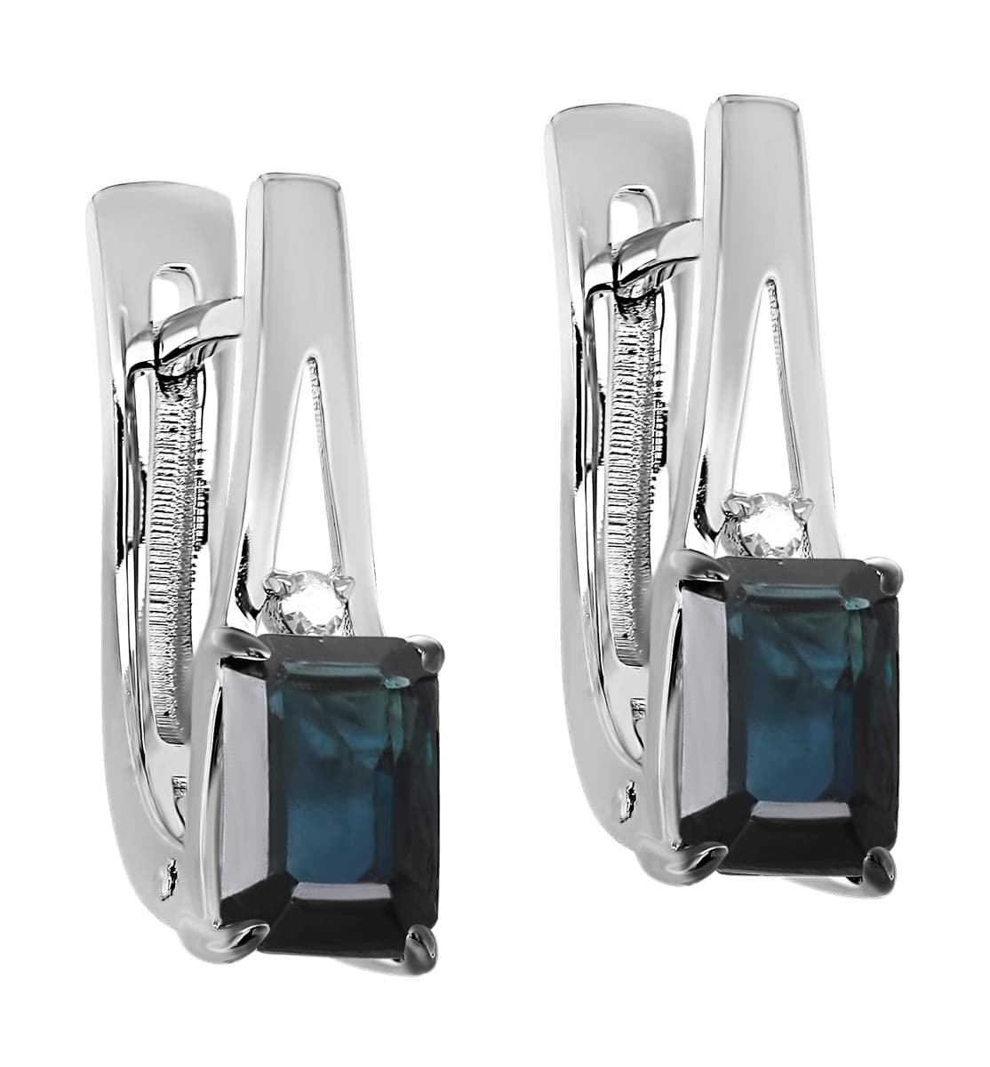 Кольцо из золота 585 с сапфиром