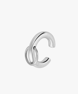 Серьги из серебра без вставки