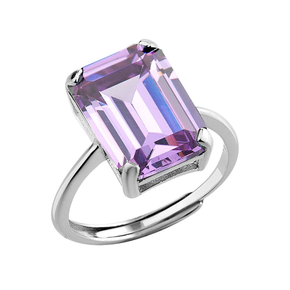 Кольцо из серебра 925 с кубическим цирконием