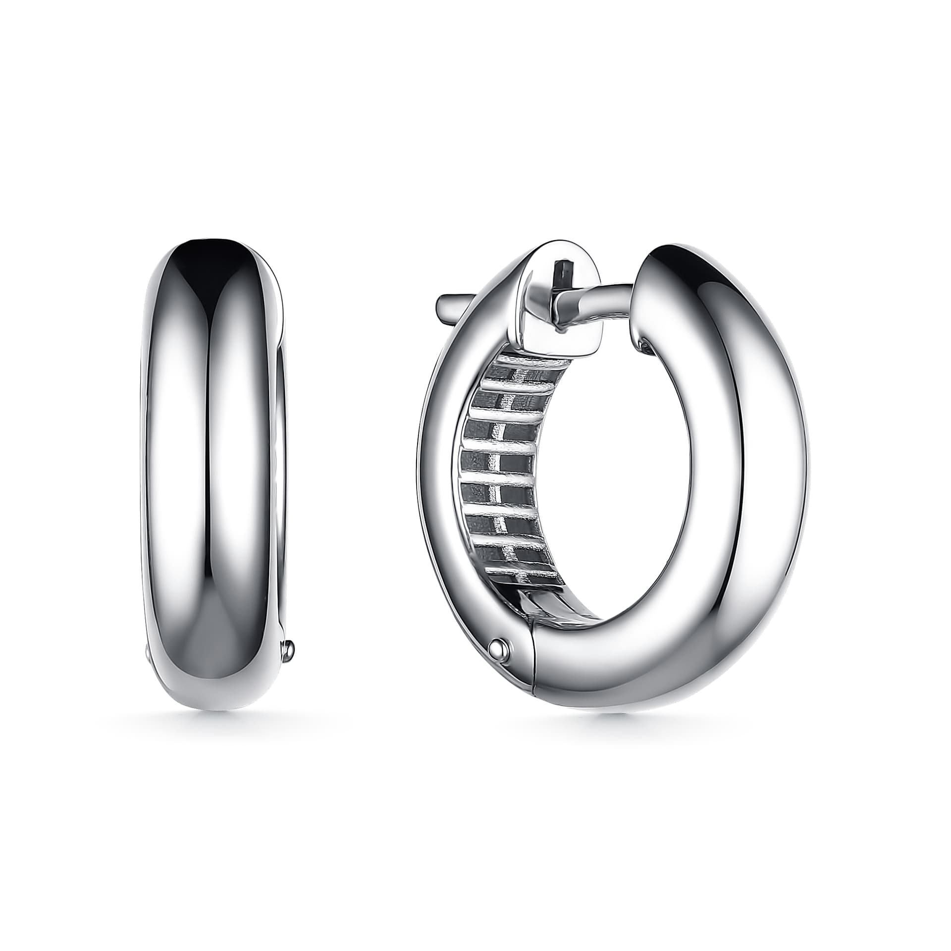 Серьги из серебра 925 без вставки