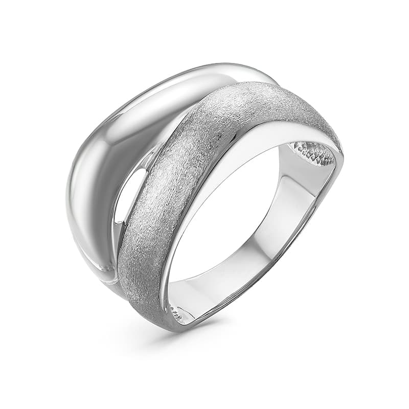 Кольцо из серебра без вставки