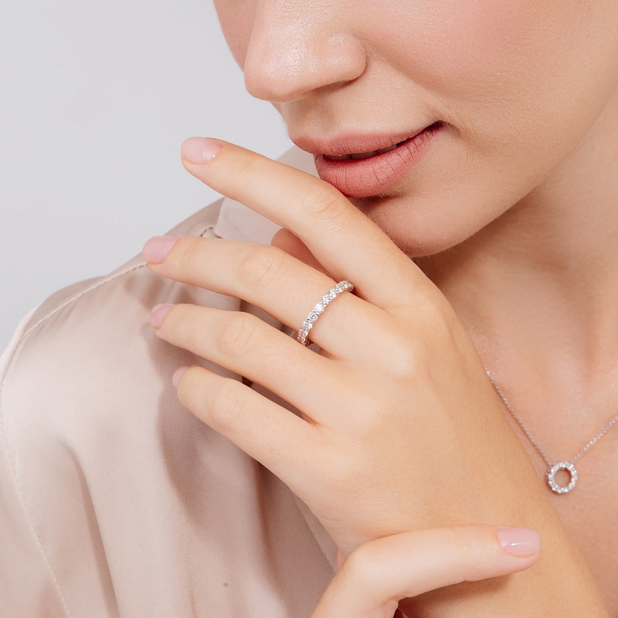 Кольцо из золота 585 с бриллиантом