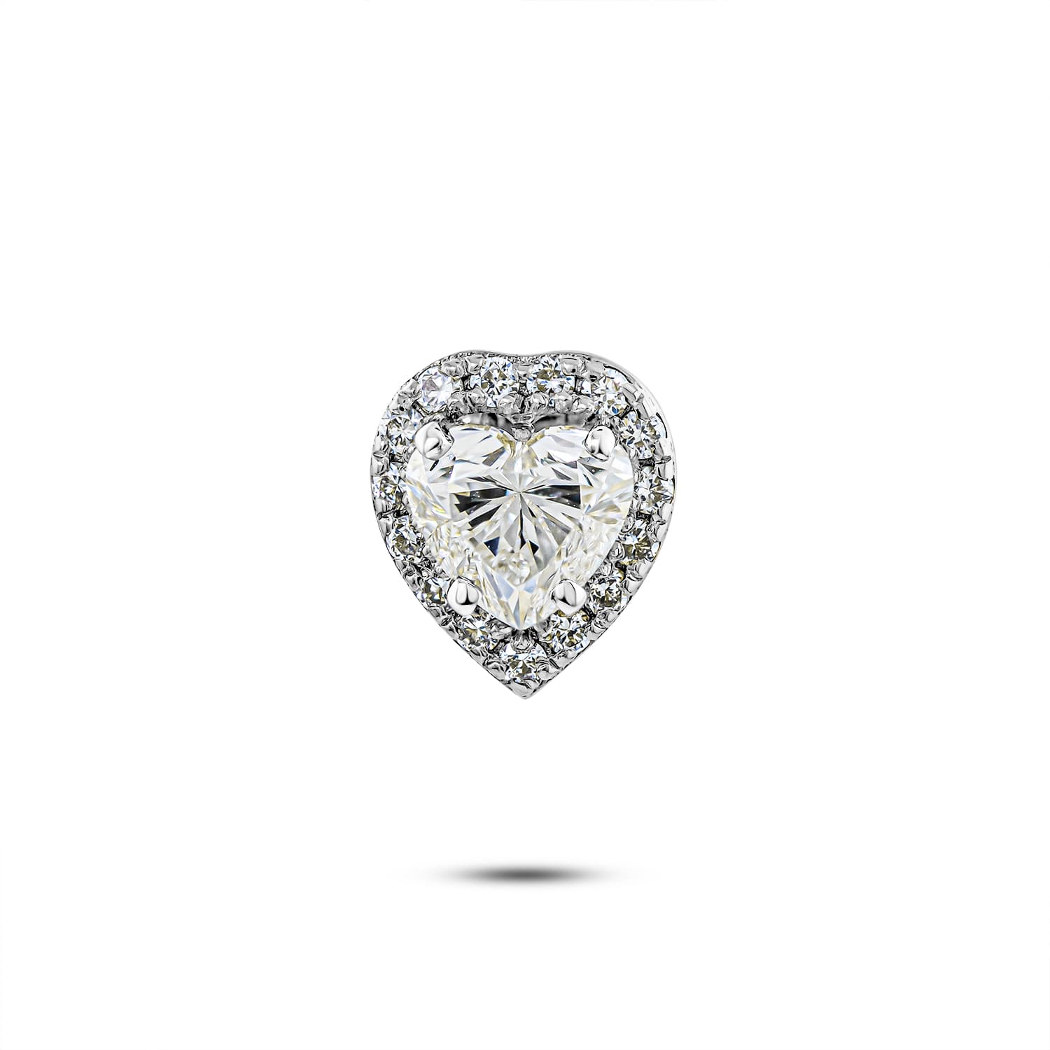 Подвеска из золота 585 с выращенным бриллиантом