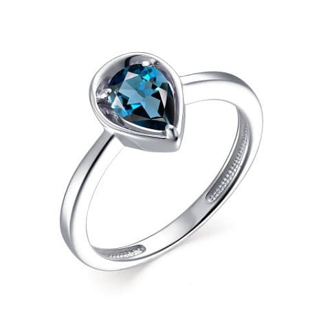 Кольцо из серебра 925 с ситалами