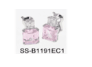 Серьги из серебра 925 с кубическим цирконием