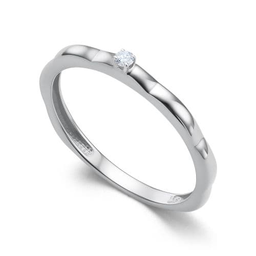 Кольцо из золота 585 с бриллиантами