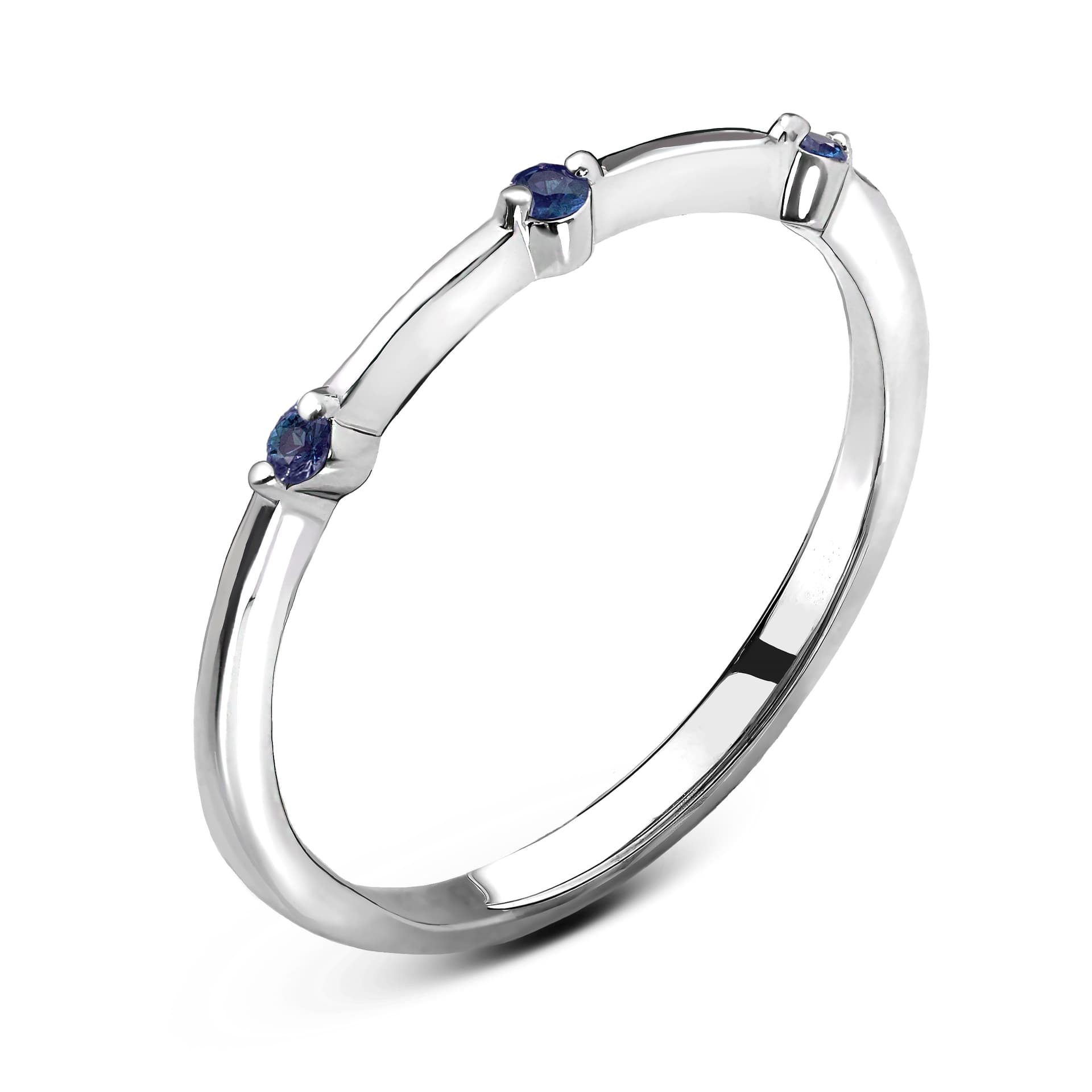 Кольцо из золота 585 с  сапфиром