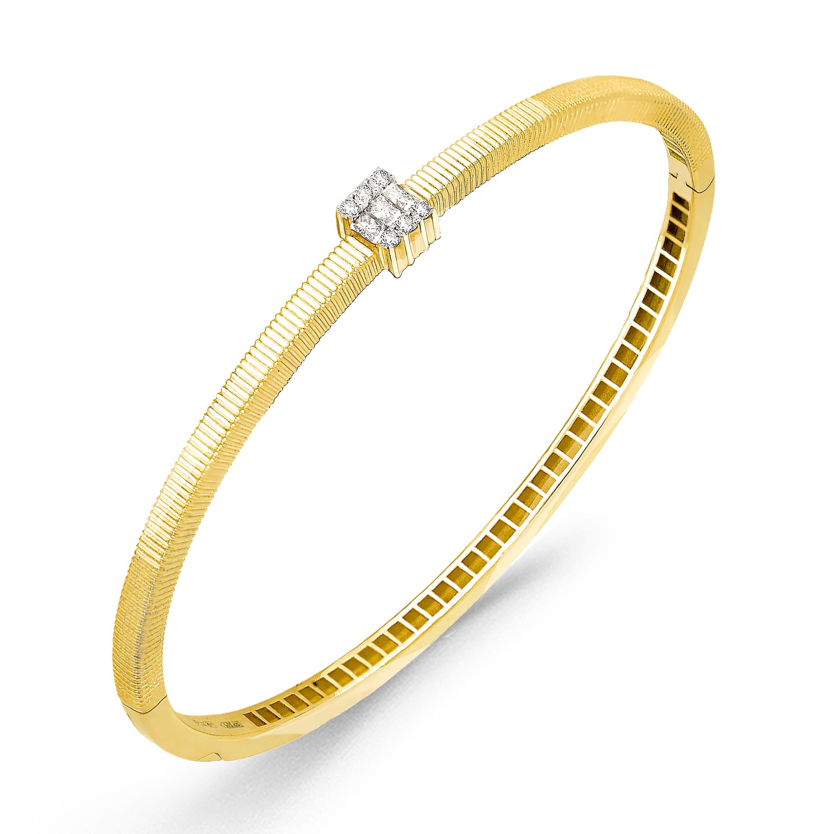 Браслет из золота 585 с  бриллиантом