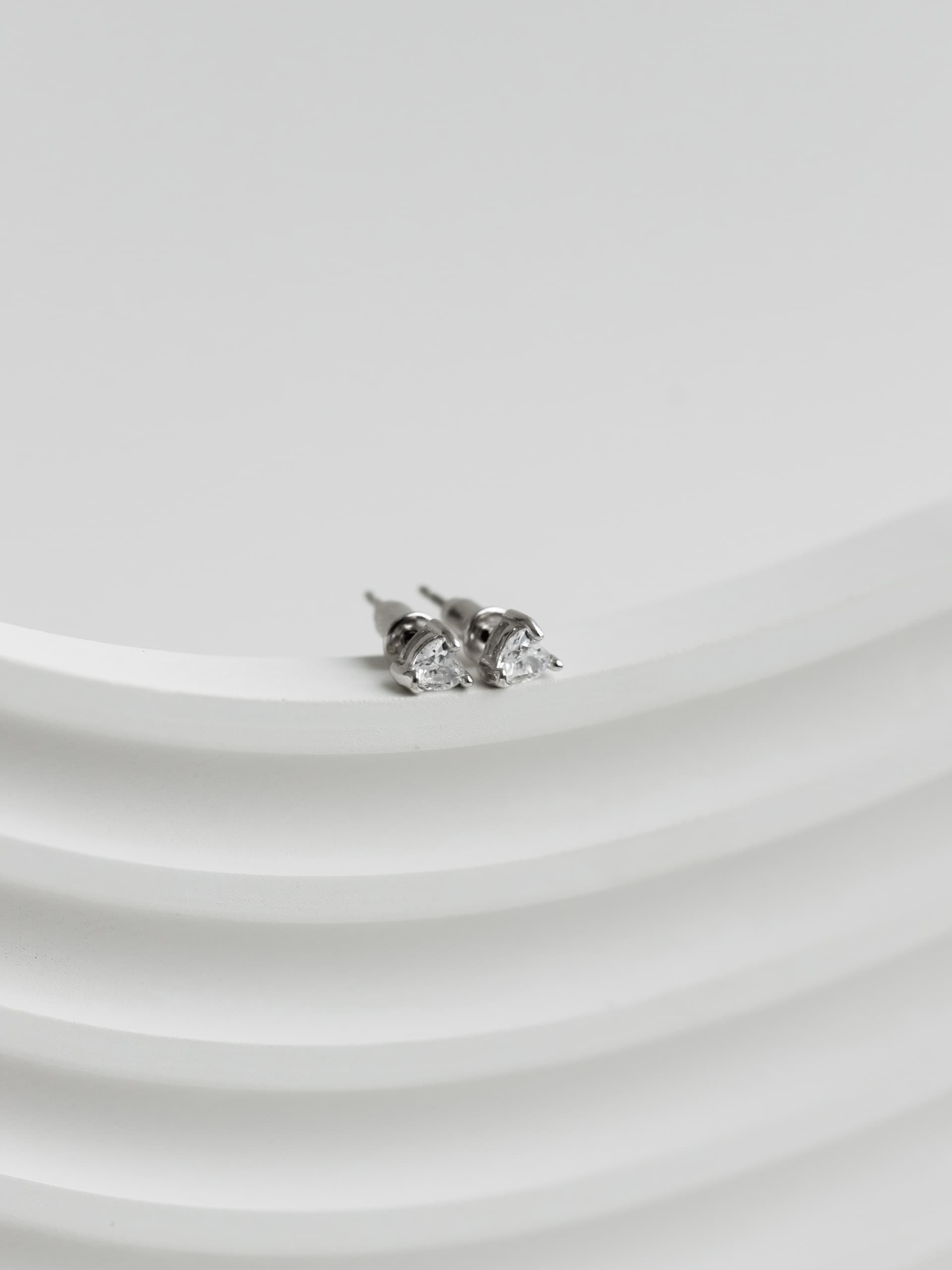 Серьги из серебра 925 с  кубическим цирконием