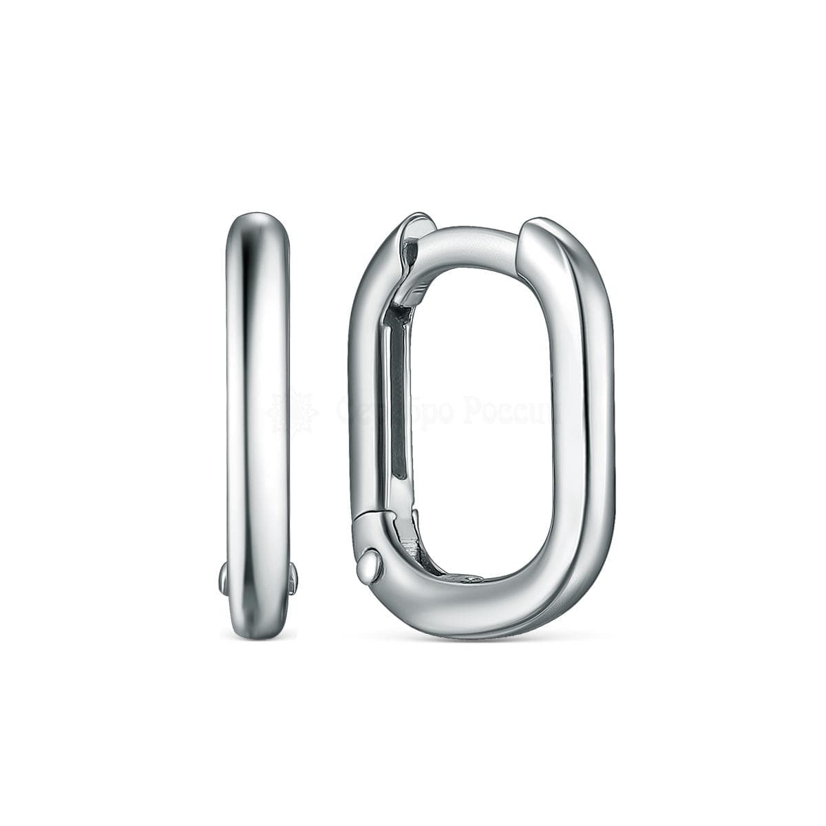 Серьги из серебра 925  без вставки