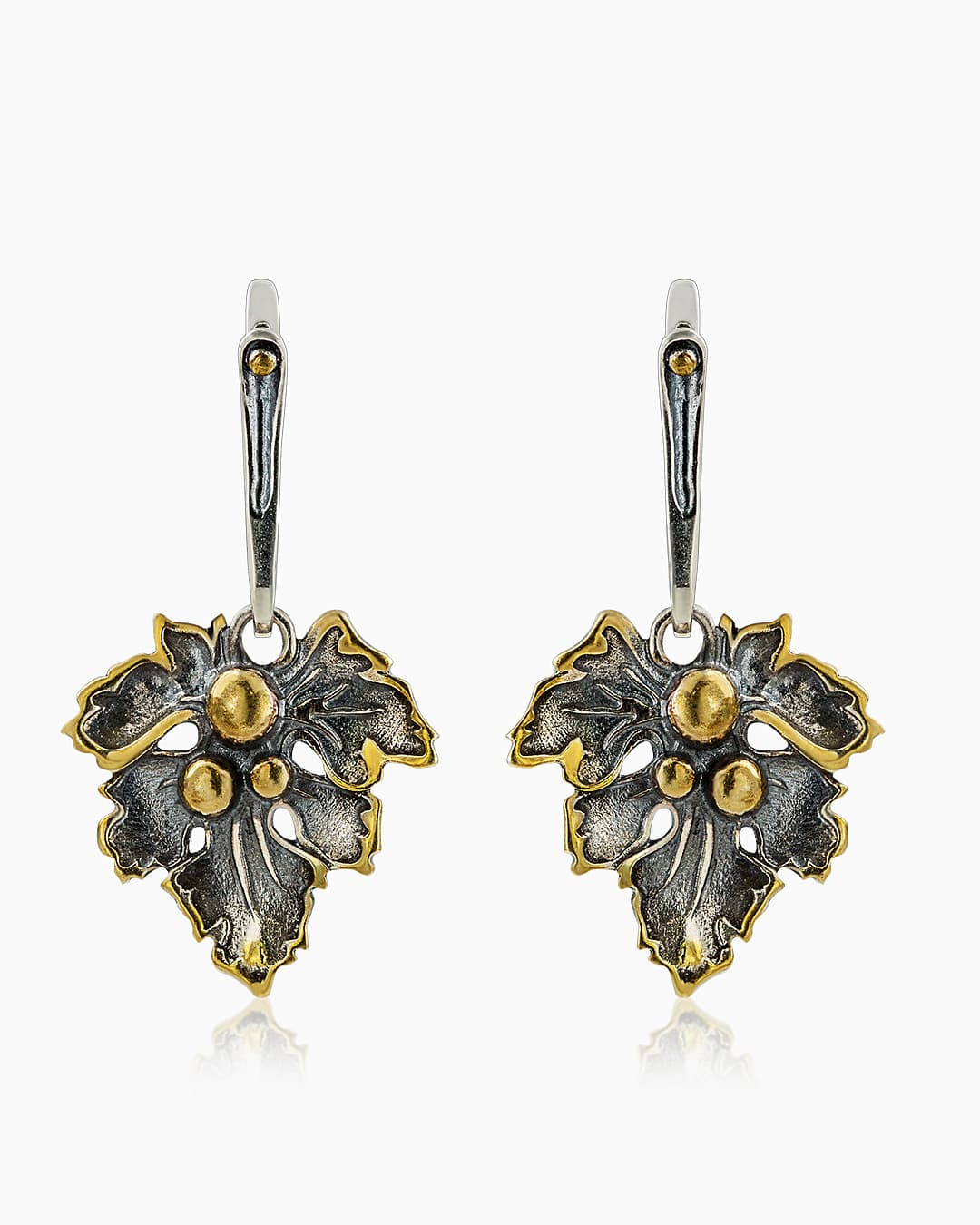 Серьги из серебра 925 с  без вставки