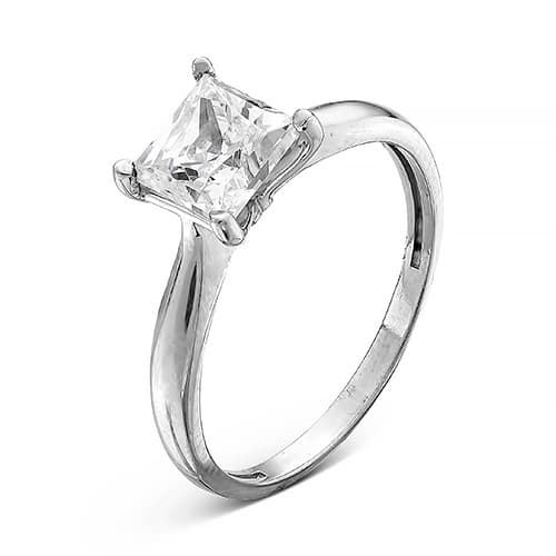 Кольцо из серебра 925 с фианитами